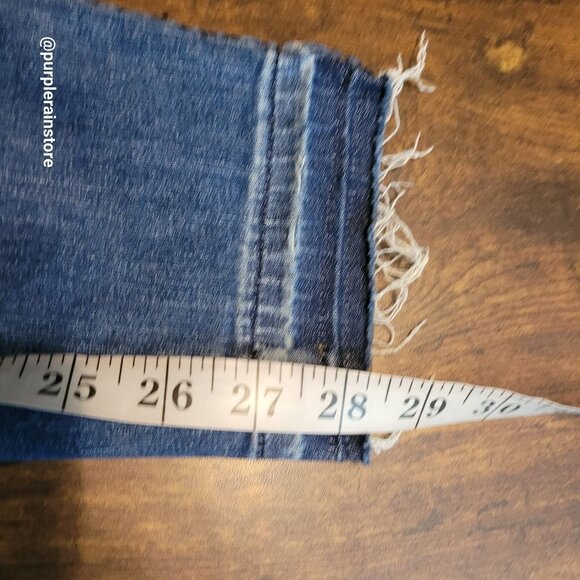 Madewell Jeans 28 Button Fly Skinny 10" High Rise Rosecliff Wash H6319 Stretch - Picture 11 of 13